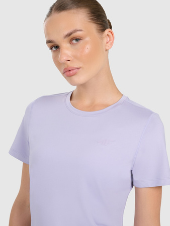 Koszulka treningowa regular szybkoschnąca damska 4F 4FWAW25TFTSF1516-34S