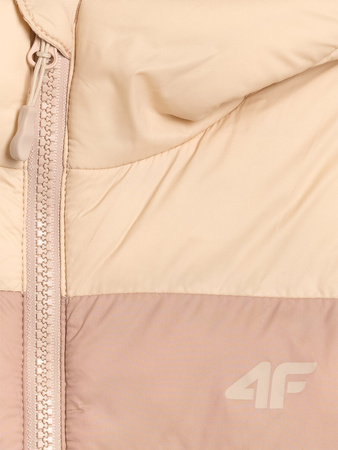Kurtka puchowa z wypełnieniem syntetycznym dziewczęca 4F 4FJRAW25TDJAF0771-83S