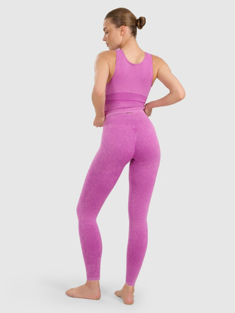 Legginsy do jogi i pilatesu bezszwowe damskie 4F 4FWAW25TFTIF407-54A