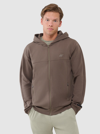 Bluza męska dresowa rozpinana z kapturem 4F 4FWSS25TSWSM1537-80S