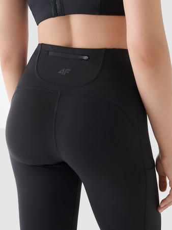 Legginsy do biegania z wysokim stanem damskie 4F 4FWAW24TFTIF267-22S