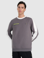 Bluza dresowa nierozpinana bez kaptura męska 4F 4FRAW25TSWSM2457-23S