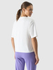 T-shirt oversize z nadrukiem damski 4F 4FRSS24TTSHF2089-11S