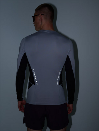 Longsleeve do biegania szybkoschnący męski 4F 4FWAW24TFLOM252-27S