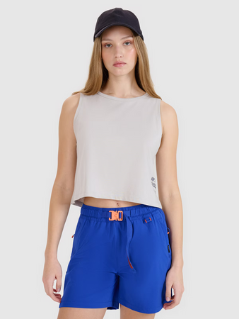 Top z nadrukiem damski 4F 4FWSS25TSLEF157-27S