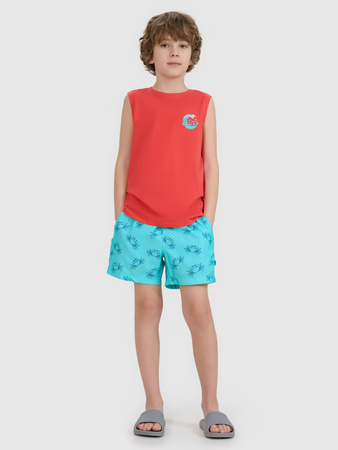 Spodenki plażowe boardshorty chłopięce 4F 4FJWSS25UBDSM121-47A