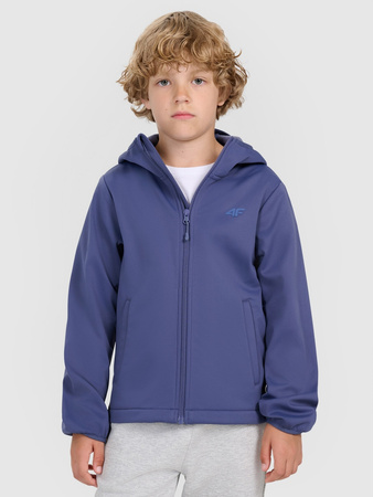 Kurtka softshell wiatroodporna membrana 5000 chłopięca 4F 4FJRAW25TSOFM516-32S