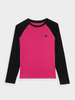Longsleeve regular gładki dziewczęcy 4F Junior 4FJWAW24TLONF291-55S