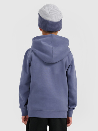 Bluza dresowa nierozpinana z kapturem chłopięca 4F 4FJRAW25TSWSM2416-32S