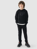 Bluza dresowa nierozpinana z kapturem chłopięca 4F Junior 4FJWMM00TSWSM1292-21S