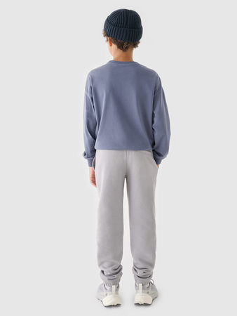 Spodnie dresowe joggery chłopięce 4F Junior 4FJRAW24TTROM1175-25S