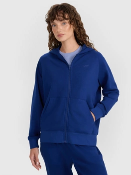 Bluza dresowa rozpinana z kapturem damska 4F 4FWMM00TSWSF1763-031S