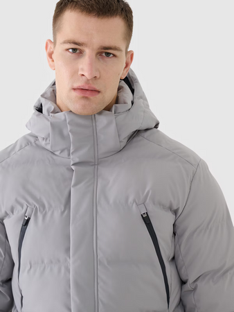 Kurtka zimowa puchowa z syntetycznym wypełnieniem membrana 10000 męska 4F 4FWAW24TDJAM512-25S