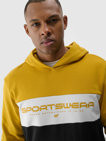 Bluza dresowa nierozpinana z kapturem męska 4F 4FWSS24TSWSM1032-71S