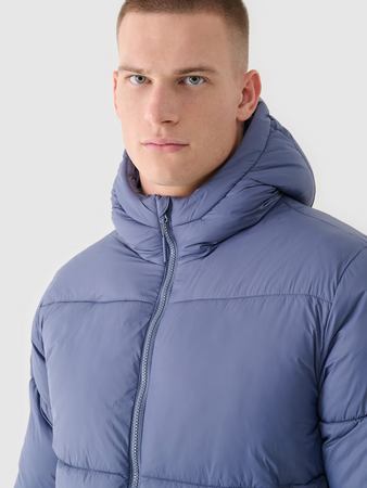 Kurtka zimowa puchowa z syntetycznym wypełnieniem męska 4F 4FWAW24TDJAM480-32S