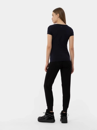 T-shirt regular gładki damski 4F 4FMM00TTSHF731-30S