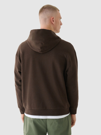 Bluza dresowa nierozpinana z kapturem męska 4F 4FWAW24TSWSM1310-80S