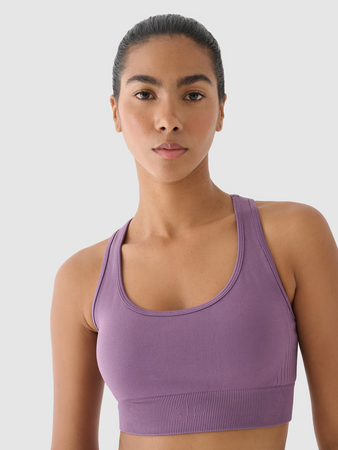 Biustonosz treningowy z niskim wsparciem 4F 4FWAW24USBAF141-50S