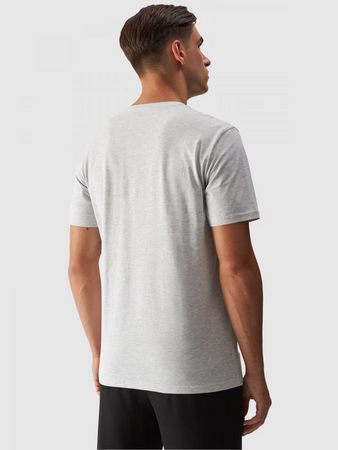 T-shirt regular z nadrukiem męski 4F 4FWMM00TTSHM1844-27M