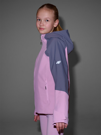 Kurtka dziewczęca trekkingowa NeoDry 5000 4F 4FJWSS25TTJAF676-56S