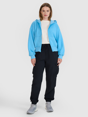 Bluza dresowa rozpinana z kapturem damska 4F 4FRSS25TSWSF2195-33S