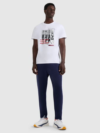 T-shirt regular z nadrukiem męski 4F 4FRAW25TTSHM3364-10S