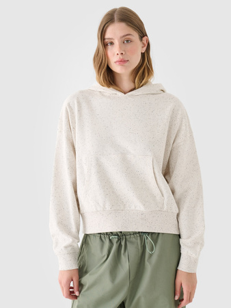 Bluza dresowa nierozpinana z kapturem damska 4F 4FRAW24TSWSF1819-12S