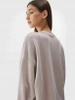 Bluza dresowa nierozpinana bez kaptura damska 4F 4FAW23TSWSF0764-56S