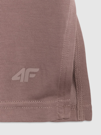 T-shirt oversize z modalem damski 4F 4FRAW25TTSHF3408-82S