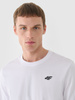 Longsleeve regular gładki męski 4F 4FWMM00TLONM432-10S