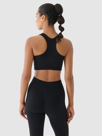 Biustonosz treningowy bezszwowy ze średnim wsparciem 4F x anna lewandowska 4F 4FALSAW24USBAF169-20S