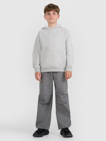 Bluza dresowa nierozpinana z kapturem chłopięca 4F 4FJWMM00TSWSM1860-25M