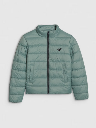 Kurtka chłopięca puchowa z wypełnieniem syntetycznym 4F 4FJWSS25TDJAM520-41S