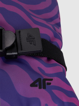 Rękawiczki narciarskie Thinsulate dziewczęce 4F 4FJWAW25AFGLF198-90A