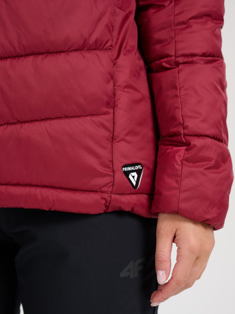 Kurtka puchowa trekkingowa z wypełnieniem Primaloft Silver damska 4F 4FRAW25TDJAF0792-60S