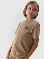 T-shirt gładki chłopięcy 4F Junior