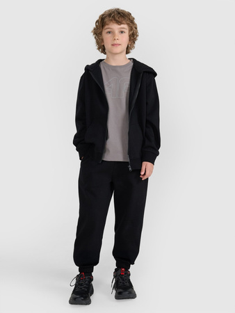 Bluza dresowa rozpinana z kapturem chłopięca 4F 4FJRMM00TSWSM2481-20S
