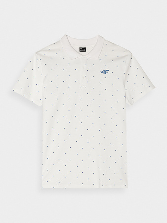 Koszulka polo męska 4F 4FWSS25TPTSM703-10S