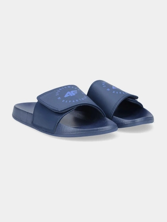 Klapki chłopięce na basen 4F 4FJMM00FFLIM043A-31S Granatowy