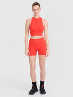 Legginsy krótkie bezszwowe treningowe 4F 4FRSS25TFSTF061-62S