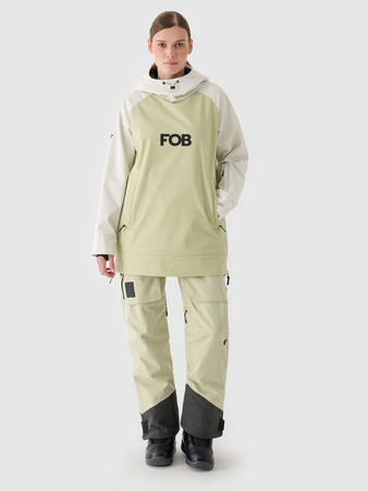 Bluza snowboardowa z softshellu membrana 5000 damska 4F 4FWAW24TSOFF289-44S