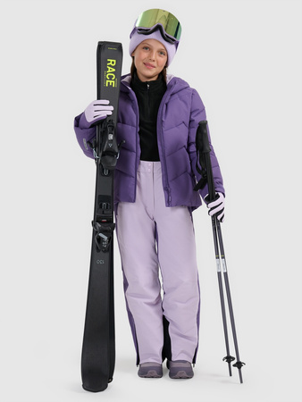 Spodnie narciarskie membrana 8000 dziewczęce 4F 4FJRAW25TFTRF1243-50S