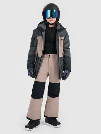 Spodnie snowboardowe membrana 10000 chłopięce 4F 4FJRAW25TFTRM1247-82S
