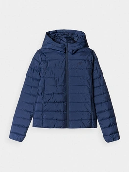 Kurtka puchowa z wypełnieniem z recyklingu damska 4F 4FWAW24TDJAF576-31S