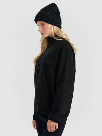 Polar ze stójką oversize damski 4F 4FRAW25TFLEF450-20S