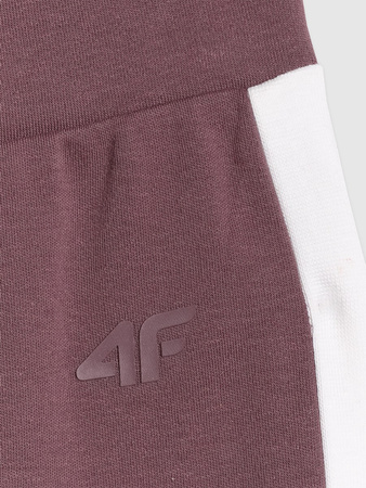 Spodnie dresowe z rozszerzanymi nogawkami dziewczęce 4F 4FJRAW25TTROF1599-51S