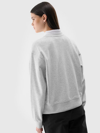 Bluza dresowa nierozpinana bez kaptura damska 4F 4FWMM00TSWSF1765-27M