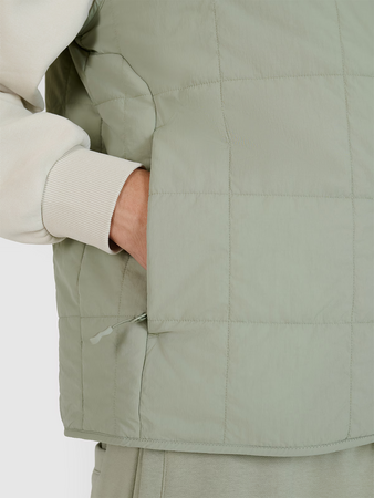 Bezrękawnik ze stójką męski 4F 4FWSS25TVJAM210-44S