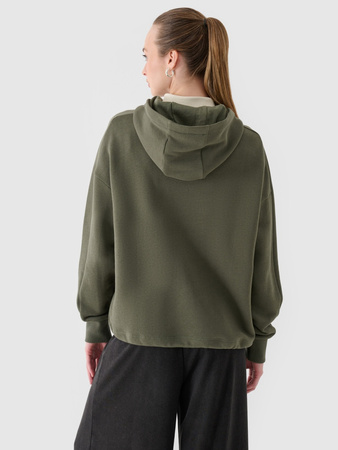 Bluza dresowa rozpinana z kapturem damska 4F 4FRAW24TSWSF2055-43S