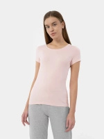 T-shirt regular gładki damski 4F 4FMM00TTSHF731-56S